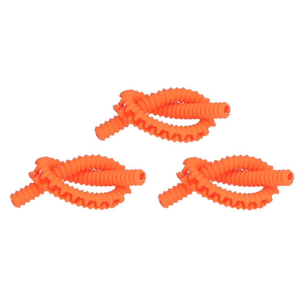 3Pcs Oven Shelf Cover Silicone Anti Scalding Oven Rack Protector for Microwave OvenOrange