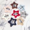 2023 Women's Plush Star Hair Clip: Furry Autumn/Winter BB Side Fringe Accessory