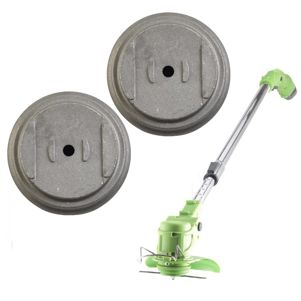 Stainless Steel Grass Cover Guard Blade Base for Electric Mowers 2 Piece Set