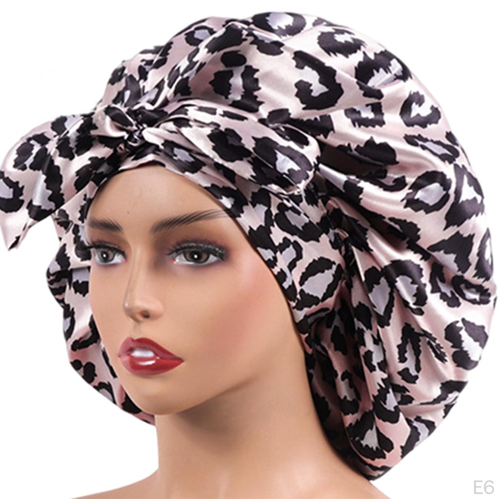 Satin Bonnet Sleep Hat, Cover for Hair Care, Hat Soft Night Sleeping