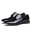 Herren Hochzeitsschuhe Echtes Leder Formell Business Spitzschuh für Herren Kleiderschuhe Herren Oxford Flats Zapatos Hombre