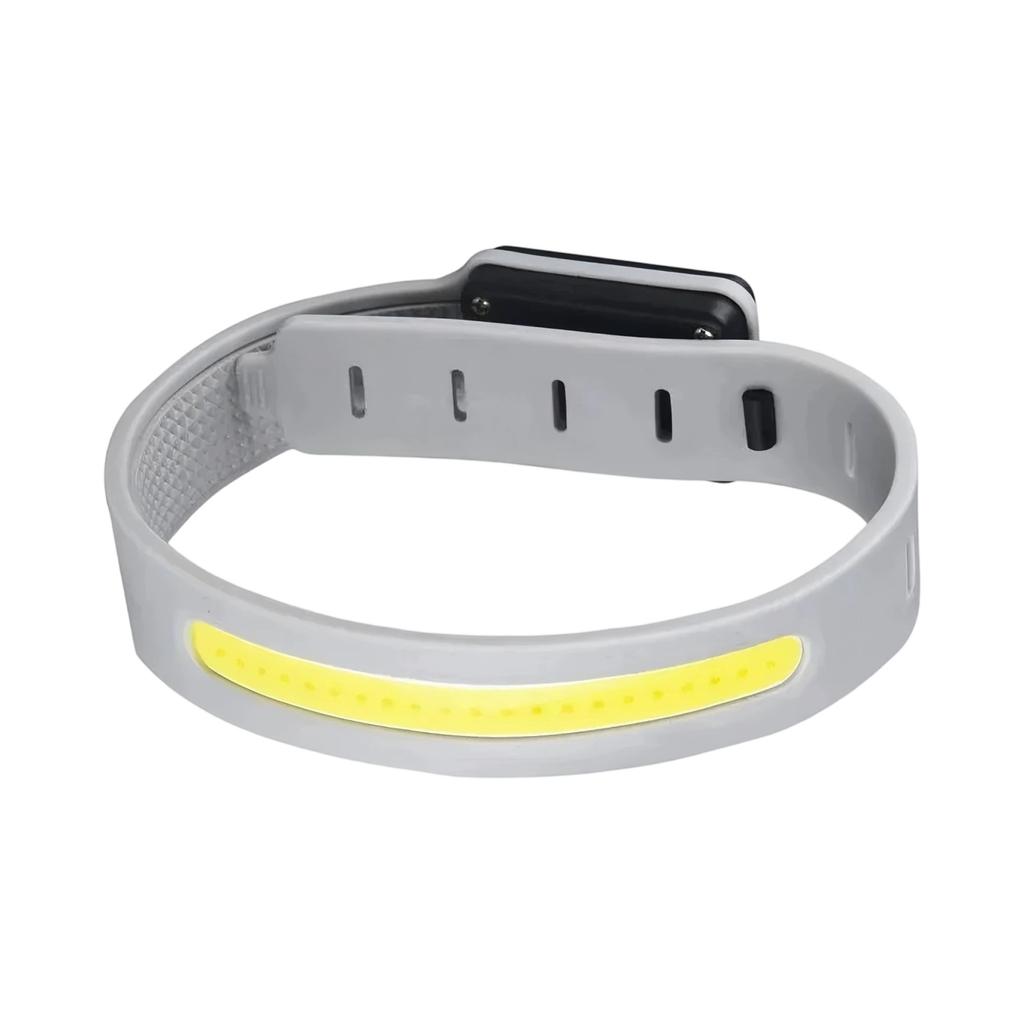 Nachtlauflicht – Tragbares rotes & LED-Armlicht mit -Schweißsilikon, Sicherheitsausrüstung zum Joggen