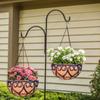 Coconut Brown Round Chain Hanging Basket European Planters Basket Fashion Flowerpot