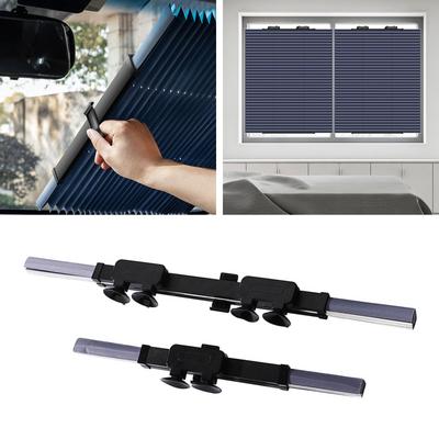 Car Windshield Sunshade Curtain Retractable Set Front Rear Window Sun Shade Protector UV Reflective Film Auto Sun Visor