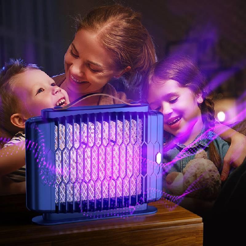 Usb Shock Electric Mosquito Killer Lamp Indoor Fly Trap Wall Repellent Mounted