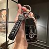 ULA5   Car Key Case Shell Fob For Mercedes Benz A C E S G Class GLC CLE CLA GLB GLS W177 W205 W213 W222 X167 AMG Keychain