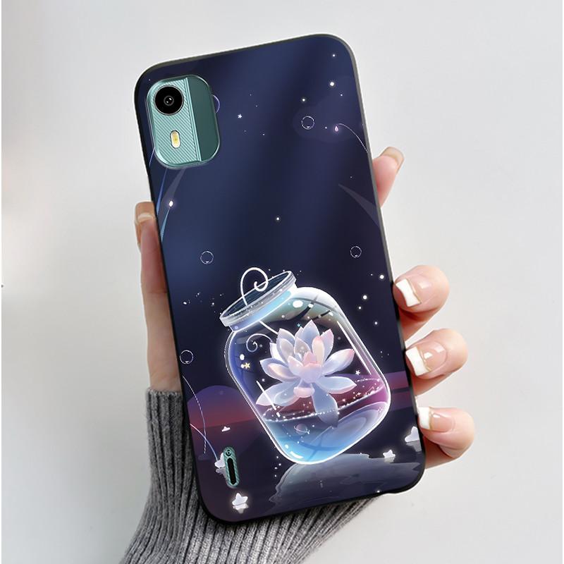 Soft TPU Case For Nokia C12 Cute Love Rabbit Funny Shockproof Silicone Phone Case For Nokia C12 Plus Pro Back Cover C 12 Fundas