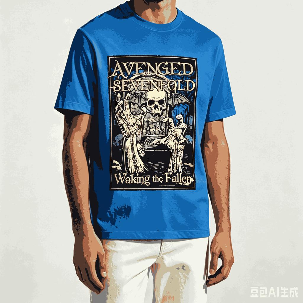 Avenged Sevenfold Na Prezent dla Fana Koszulka Unisex Unisex Harajuku Oversize Unisex Krótki Rękaw Streetwear Wysokiej Jakości Oddychająca Koszulka