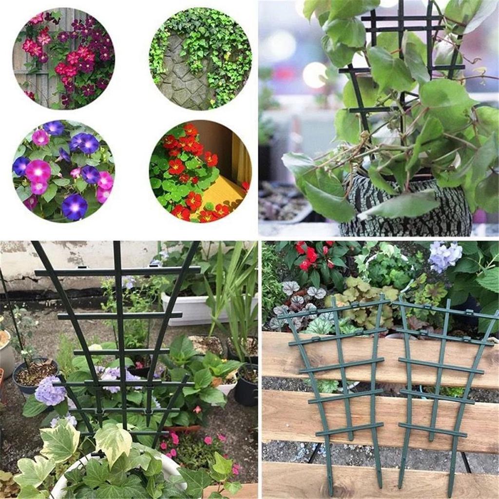 DIY Plastic Agriculture Plant Stand Rack Climbing Flower Fixed Plant Growth