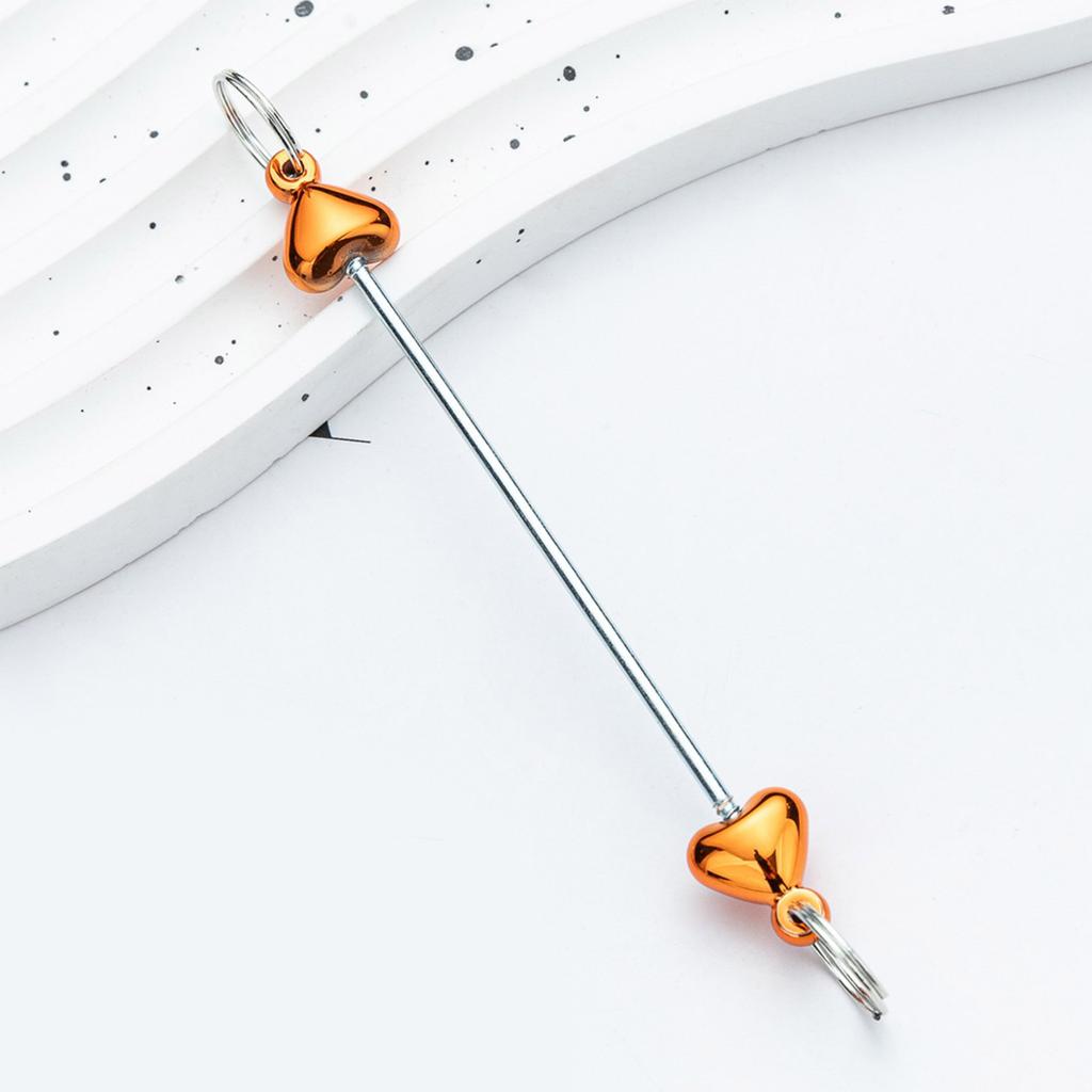 Bead Keychain Plastic Lobster Clasp Fashion Bag Charm Unique Key Holder Plastic Texture Suitable for Craft Lovers