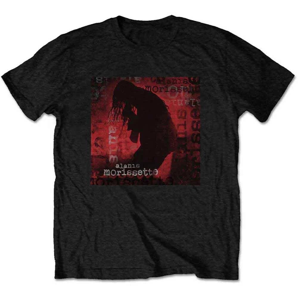 Alanis Morissette Unisex T-Shirt: Ironic Silhouette (Large) S