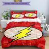3pcs Flash Duvet Cover Set, 1 Duvet Cover + 2 Pillowcases (No Insert), High-Definition Print for All Seasons,Durable yy251103028
