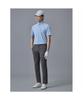 BEANPOLE GOLF Men'S Cooling Fine Stripe Short Sleeve T-Shirt - Sky Blue