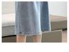 Plus Size High-Waisted Denim Capris - Summer Thin, Loose, Wide-Leg Mid-Length Pants (Fits Up to 200 Jin)