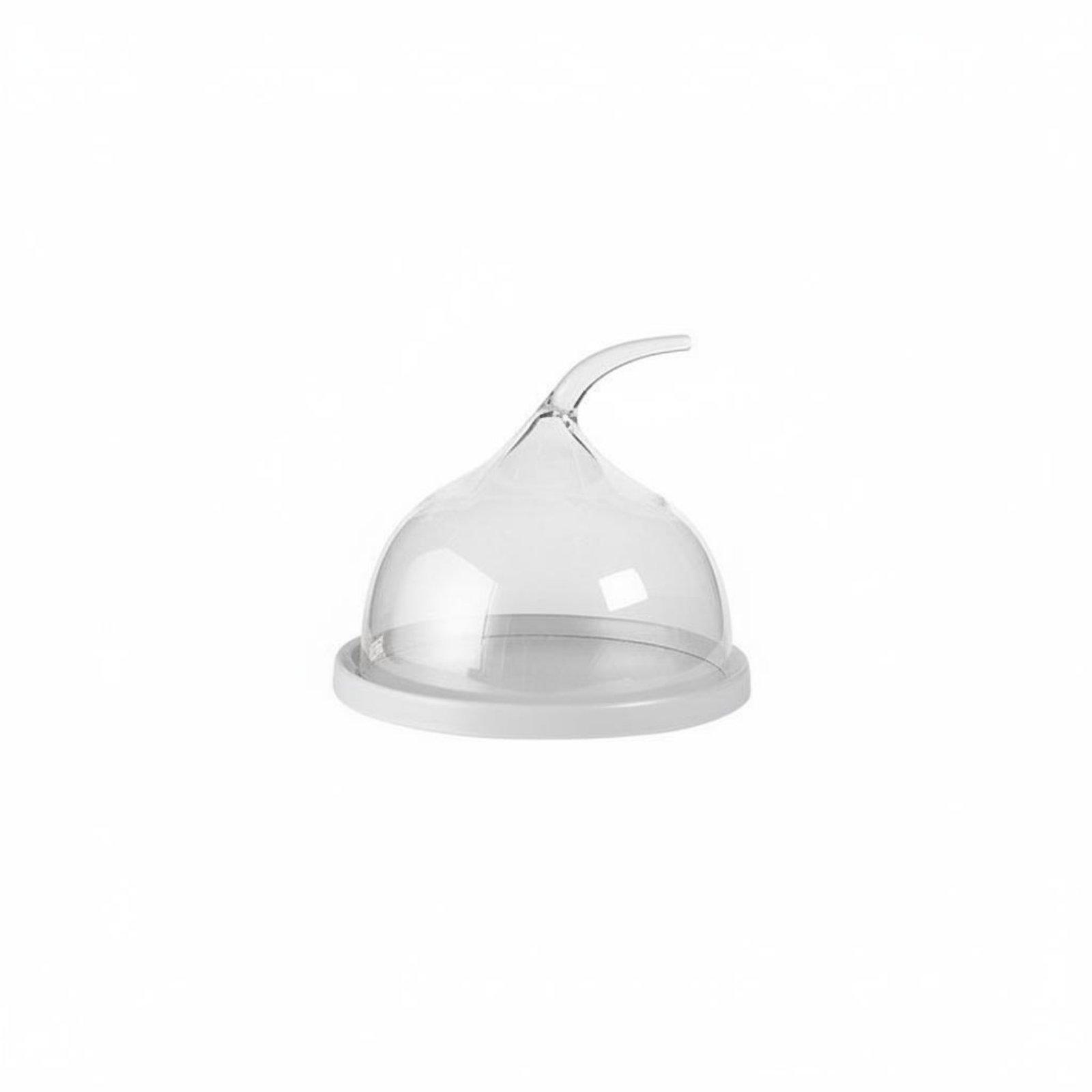 Transparent Dessert Cloche Particles-Resistant Acrylic Food Cloche Round Dessert Protector Long-Lasting & Sturdy Serving Ware