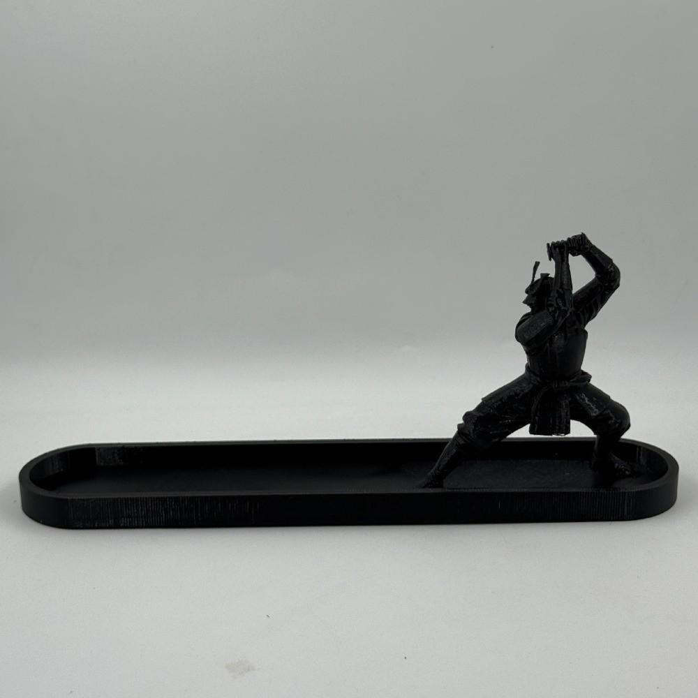 Zen Style Incense Burner with Ash Catcher 3D Printed Incense Stick Holder Yoga Room