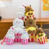 New Cute Rabbit Doll Plush Toy Hug Bucket Capybara Doll Backpack Girl Parent-child Birthday Gift