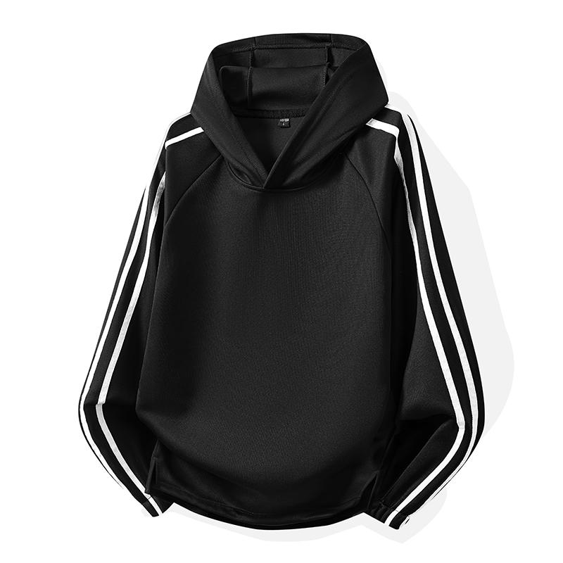 

Men s Striped Jacket, Men s Long Sleeved Hoodie M чорний