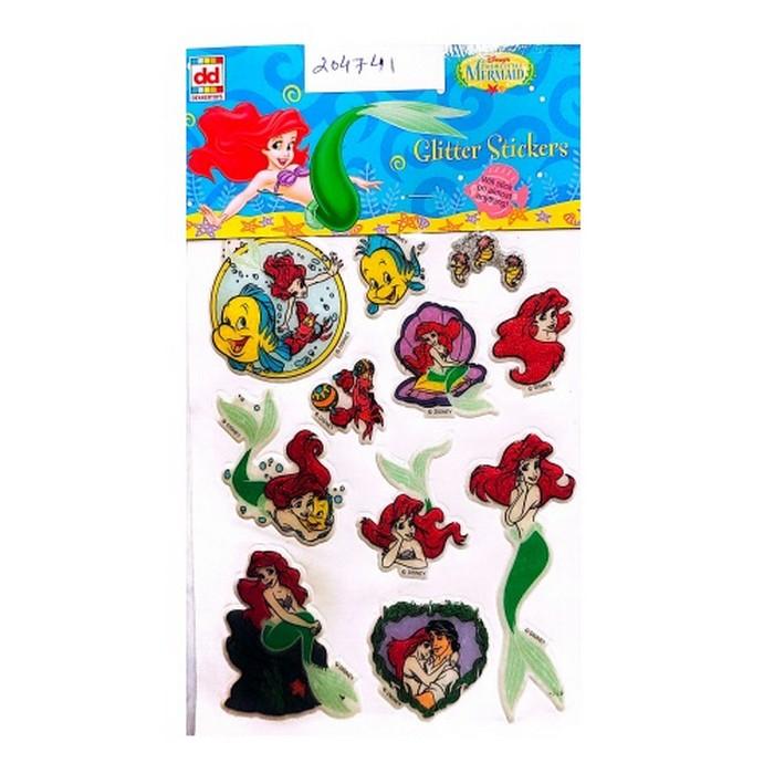 The Little Mermaid Glitzeraufkleber