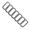 For Jeep Renegade     Front Bumper Grid Grille Erts Racing Grill Frame Trim ABS Black