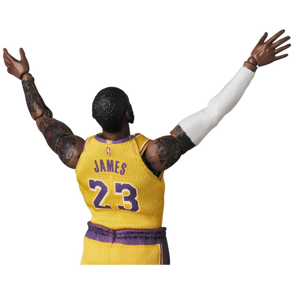 Medicom Toy MAFEX 127 LeBron James Angeles Action Approximately 185mm Tall No. (Los Lakers) Pre-painted Figure,