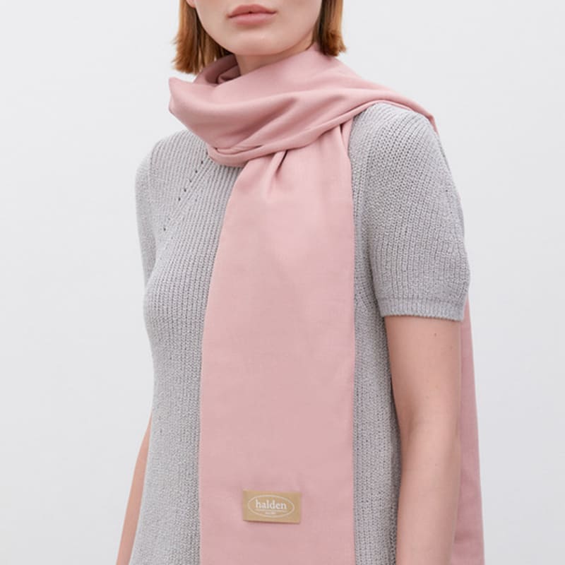 

halden solid soft muffler (M027_pink) pink