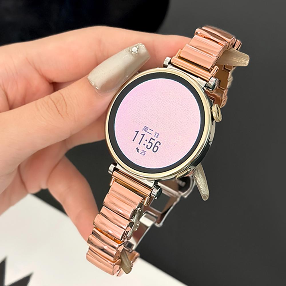 

Luxury Slim Irregular Metal Strap For Samsung Galaxy Watch Band 6 7 Ultra 4 Active Classic 5 Pro 40 42 Women Wrist Bracelet Galaxy 6classic 47mm рожевий колір золота