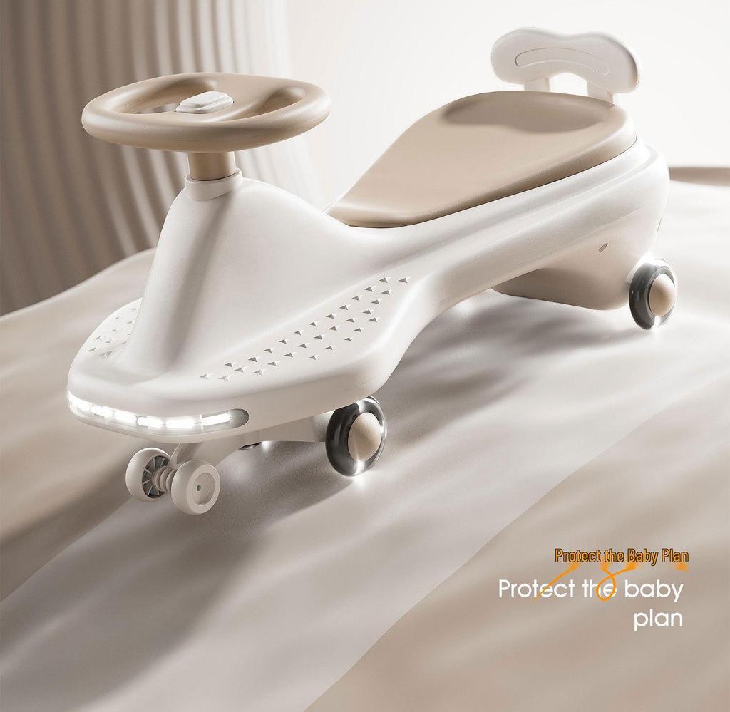 Kids' Twist Car: Anti-Rollover Ride-On Toy for Ages 1-6