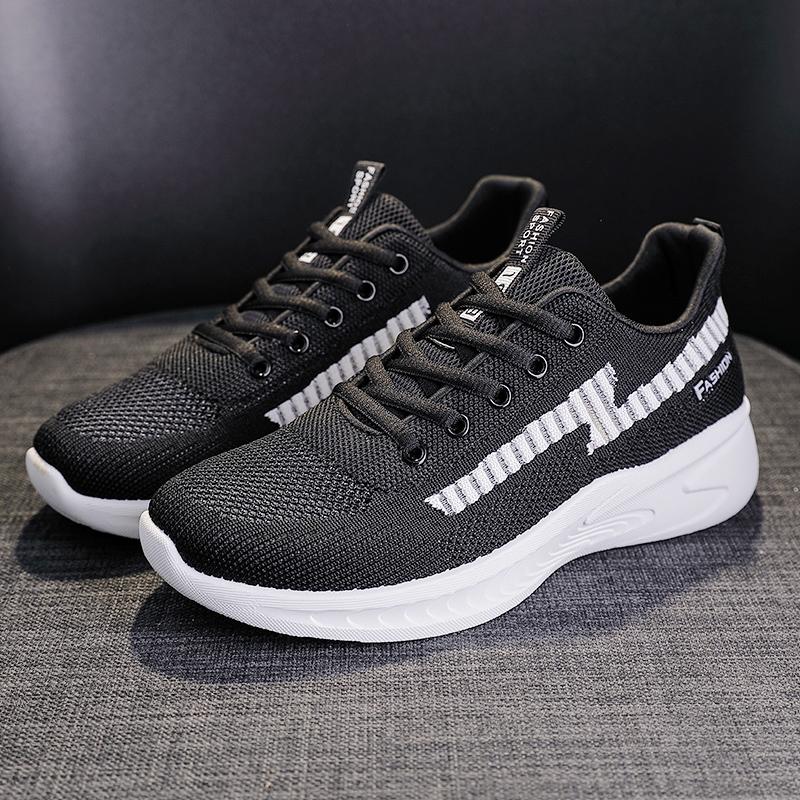 

модне Тканеве Дихаюче та Зручне Жіноче Спортивне Повсякденне Взуття для Бігу Модне та Популярне Жіноче Повсякденне Взуття для Бігу 40 чорний