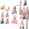 Q Puppen 30cm Reborn Babypuppe Blinzelndes Mädchenspielzeug Mit Realistischen Merkmalen