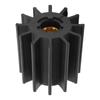 Outboard Water Pump Impeller 3830459 Flexible 12 Blades Copper Neoprene Rubber for Jabsco