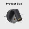 Rechargeable Magnetic LED Wall Light - 360° Rotation Touch lantern W/ Remote Control, Wall Mount Cabinet Spotlight Night Lamp