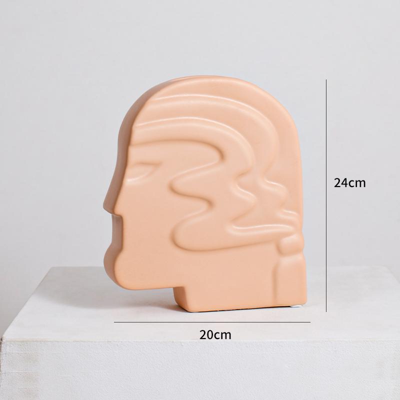 Colorful Irregular Shape Ceramic Vase Table Decoration Flowers Arrangement Modern Style Floral Vases Room Aesthetic Decor