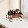 Yousheng Simulation Carriage Model Nostalgic Retro Style DIY Assembly Wild West Cowboy Carriage Realistic Ornament Miniature Scale 3D Metal Vehicle