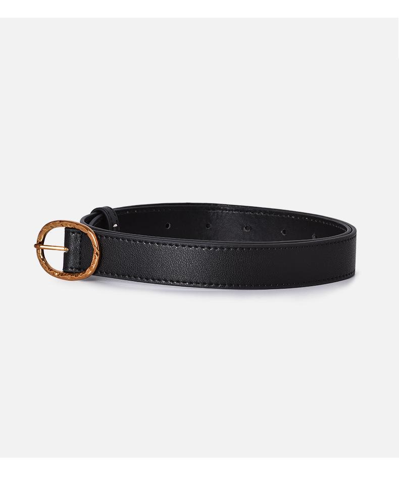 Spring Women's High-End Versatile Pin Buckle Waist Belt for Jeans or Skirts
