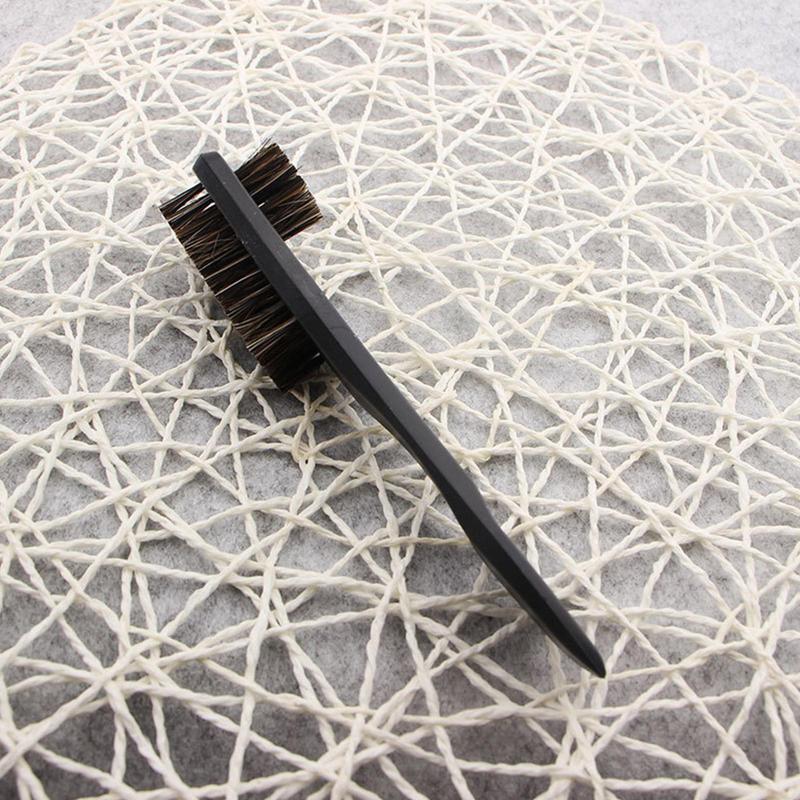 Shoe Cleaning Brush Double-Sided Horsehair Handle Shoe Brush With Soft Hair Multi-Functional Washing Shoe Cleaning Brush Protect