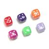 50 Pcs Six Sided Dices Acrylic Dices Board Game Acessories Table Game Dices Colorful Dices for Game