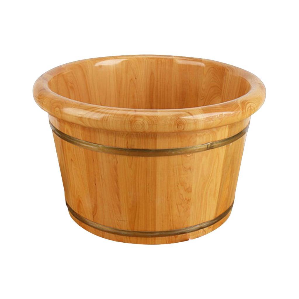 Foot Basin Bucket Bath Barrel Household Wooden Tub