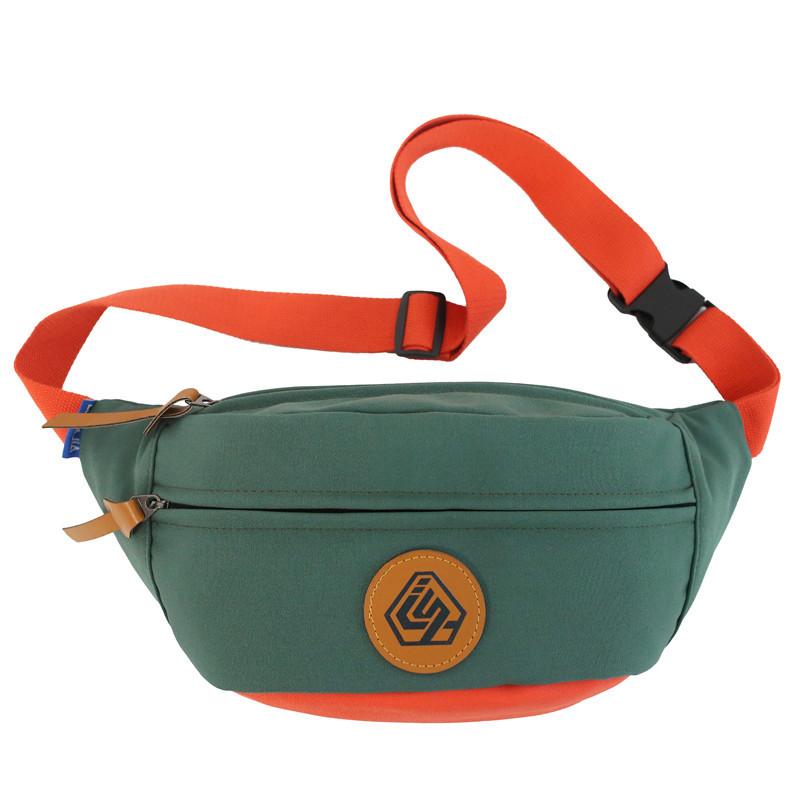 Crossbody bag women's breast bag large-capacity sports fanny pack ultra-light, simple and versatile fashion trendy shoulder bag men