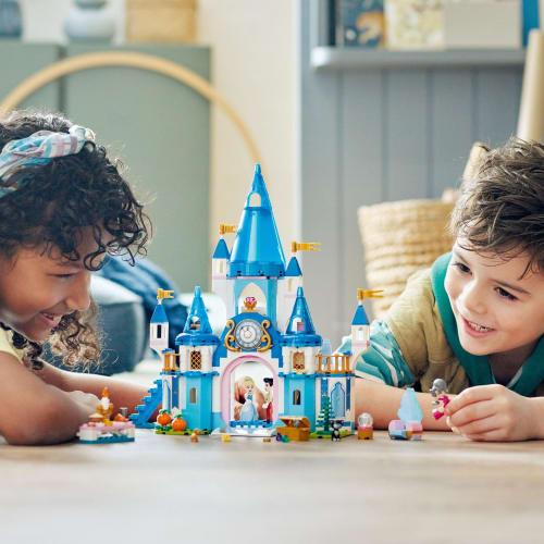 LEGO Disney Princess Cinderella and Prince Charming's Wonderful Castle Toy Present Birthday Block Educational Christmas Girls Boys Children 5 Years Ol