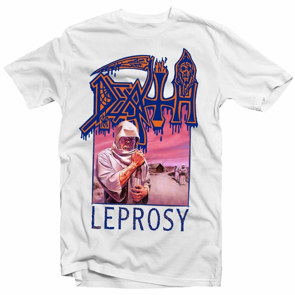 DEATH Leprosy White T-Shirt NEW! Relapse Records TS4652 Unisex T-Shirt XXXXL