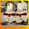 Flat Bottom Outer Wear Fashionable Deodorant Ins Cool Slippers 2025 Summer New Super Fire Non-slip Bow Slippers