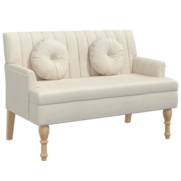 VidaXL Banc avec Coussins, Banquette avec Accoudoirs, Siège de Salon, Meuble de Salle de Séjour Chambre à Coucher Entrée 372138