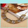 Exaggerated Vintage Fashion Necklace With Hollow Carving For Gift Giving