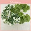 Realistic Monstera Leaf Hawaiian Party Decor Faux Greenery For Home Table Wedding Centerpiece 80