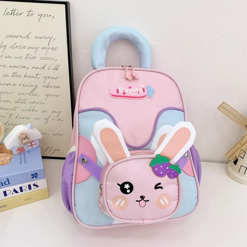 Kids School Backpack With Animal Pattern Lightweight Durable For Educational Use
