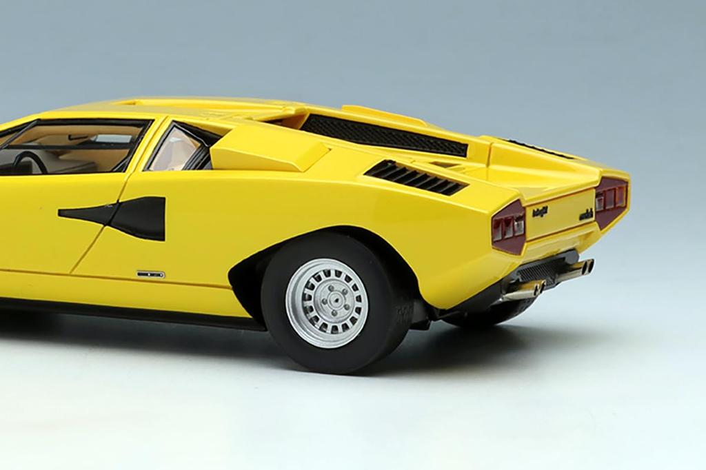 Makeup EIDOLON Lamborghini Countach LP400 1974 Yellow Finished Product Resale 1/43