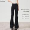 Women's High-Waist Micro-Flared Suit Pants