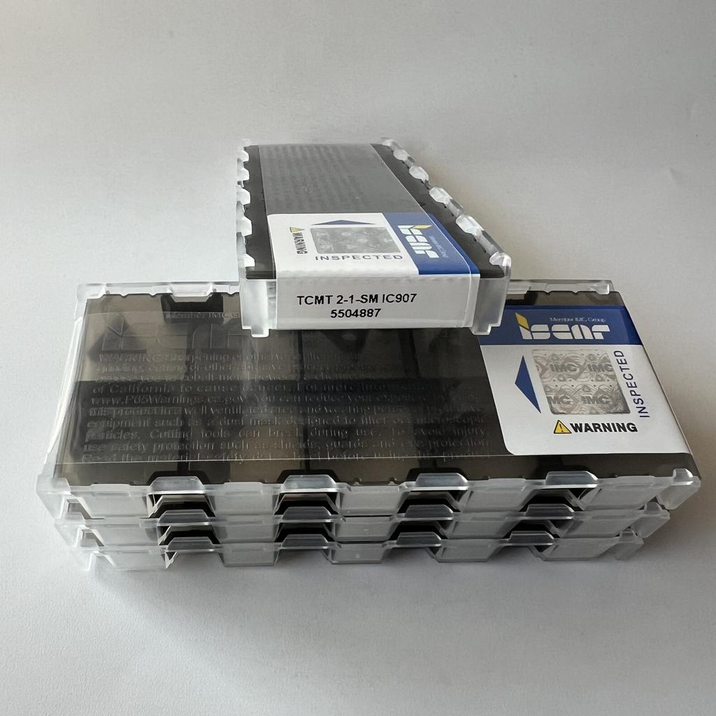 ISCAR / TCMT110204-SM IC907 / Industrial indexable carbide inserts 10 Pcs
