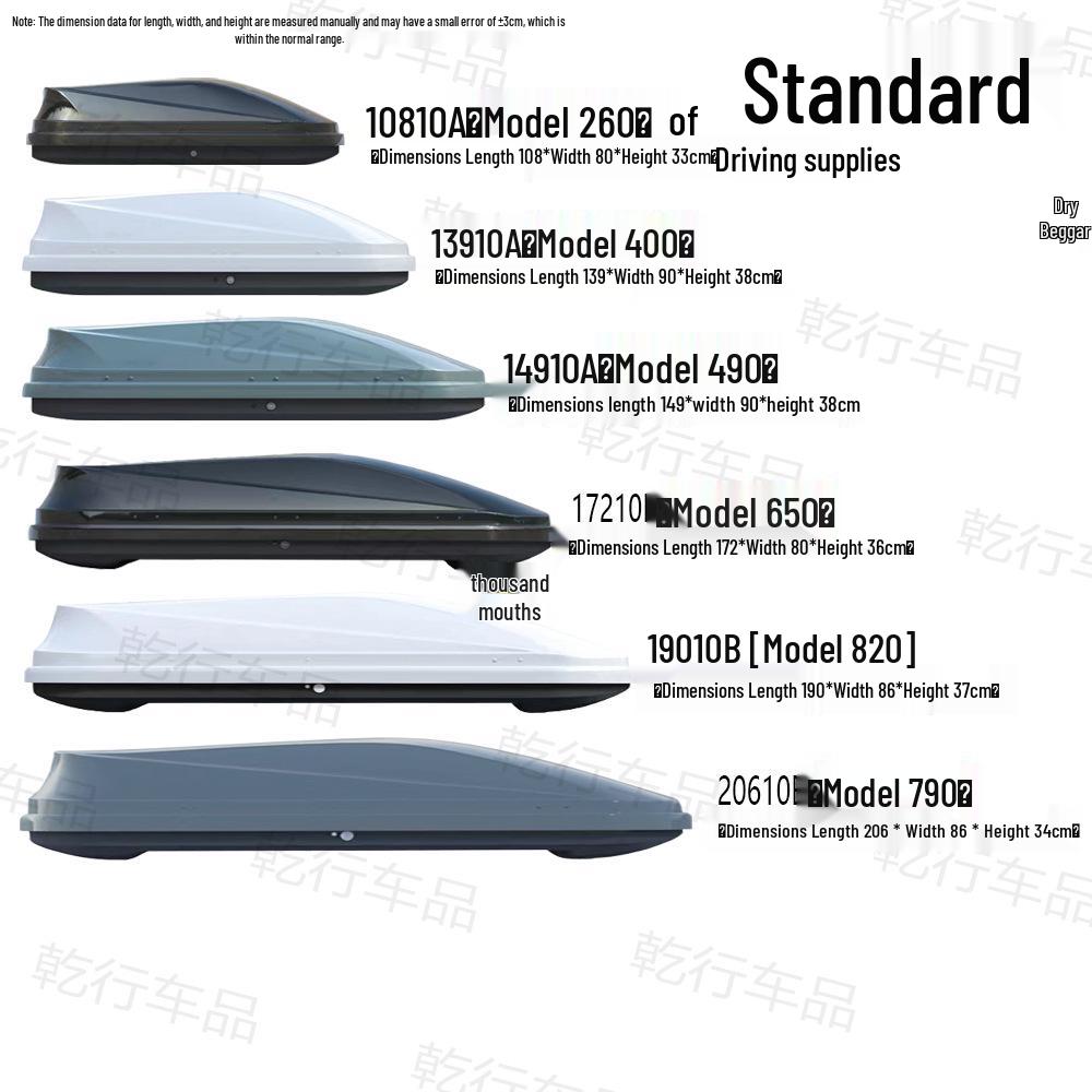 BMW X1/X3/X5/2/3/5 Series Roof Luggage Box: Large Capacity, Ultra-Thin, Heavy-Duty Travel Roof Box